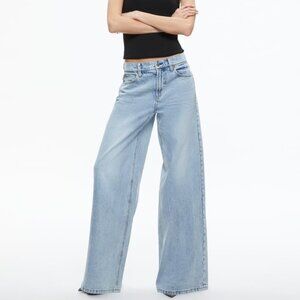 Alice + Olivia Trish Jean in Rockstar Blue Size 24